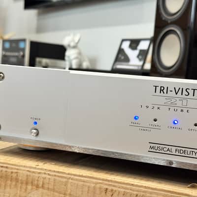 *OPEN BOX* Musical Fidelity Tri-Vista 21 24 Bit Tube DAC Silver Audiophile STORE DISPLAY image 4