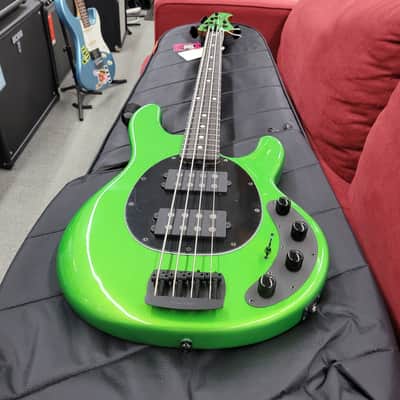 Ernie Ball Music Man StingRay Special 4 HH with Ebony Fretboard Kiwi Green image 8