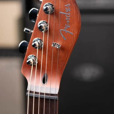Fender Acoustasonic Standard Telecaster Electric Guitar - Black image 5