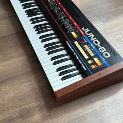 Roland Juno-60 61-Key Polyphonic Synthesizer 1982 - 1984 - Black image 1
