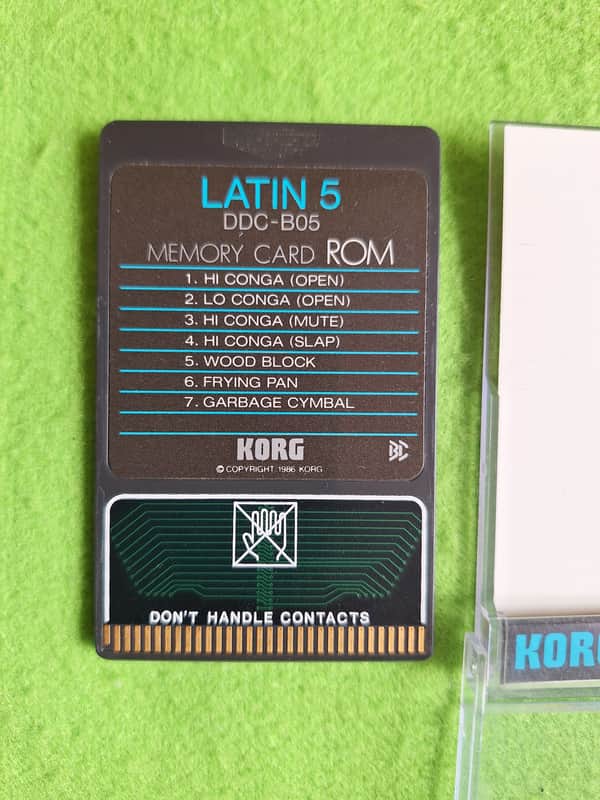 Korg DDC-B05 Latin 5 Card for DDD-1 DDD-5 image 1