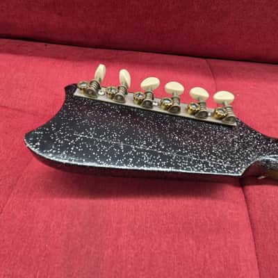 Silvertone Guitar in case with amp - Black Silvertone 1448 image 22