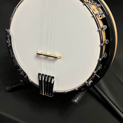Gold Tone CC-100R Cripple Creek 5-String Banjo Blonde Natural Finish w/ Gig Bag image 4