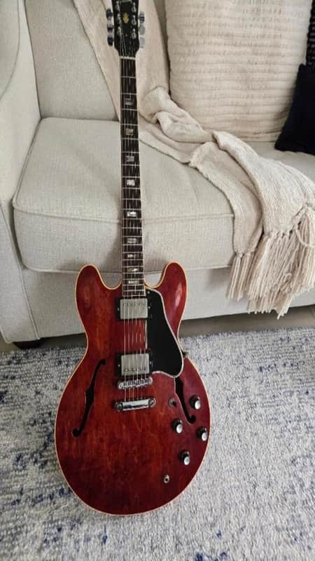 Gibson ES-335TD with Bigsby 1963 - Cherry image 1