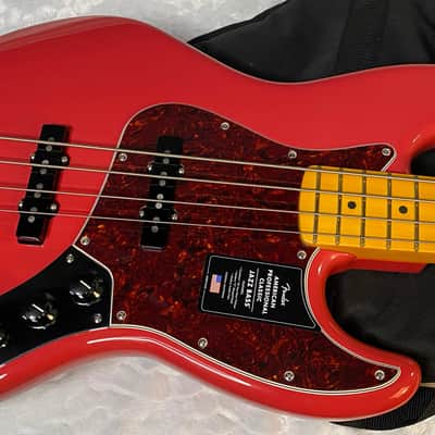 NEW ! Fender American Professional Classic Jazz Bass - Faded Dakota Red - Authorized Dealer - In-Stock! G05760 image 3