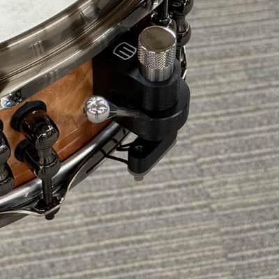 MAPEX BPDLMH4460LPW BLACK PANTHER DESIGN LAB VERSATUS 14X4.58" SNARE DRUM PEACH BURL BURST image 5