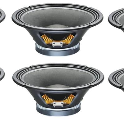 6x Celestion TF1225e 12" pressed steel chassis, ferrite magnet bass/mid driver 8 Ohm image 1