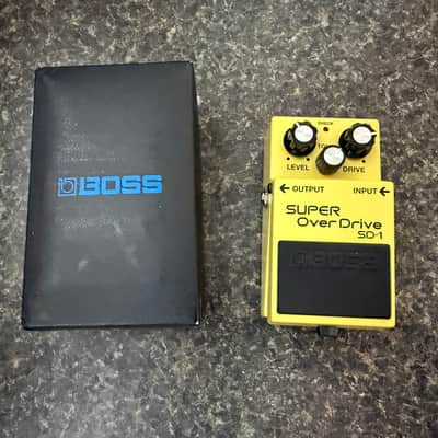 Boss SD-1 Super OverDrive (Silver Label) 1997 - Present - Yellow image 2
