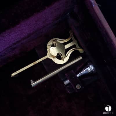 F.E Olds L12 flugelhorn Re-o-Loy #17 mouthpiece case GAMONBRASS imagen 7