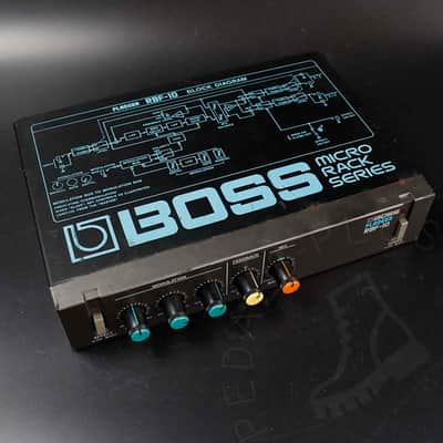 Boss RBF-10 Micro Rack Series Flanger 1985 - 1986 - Black image 1