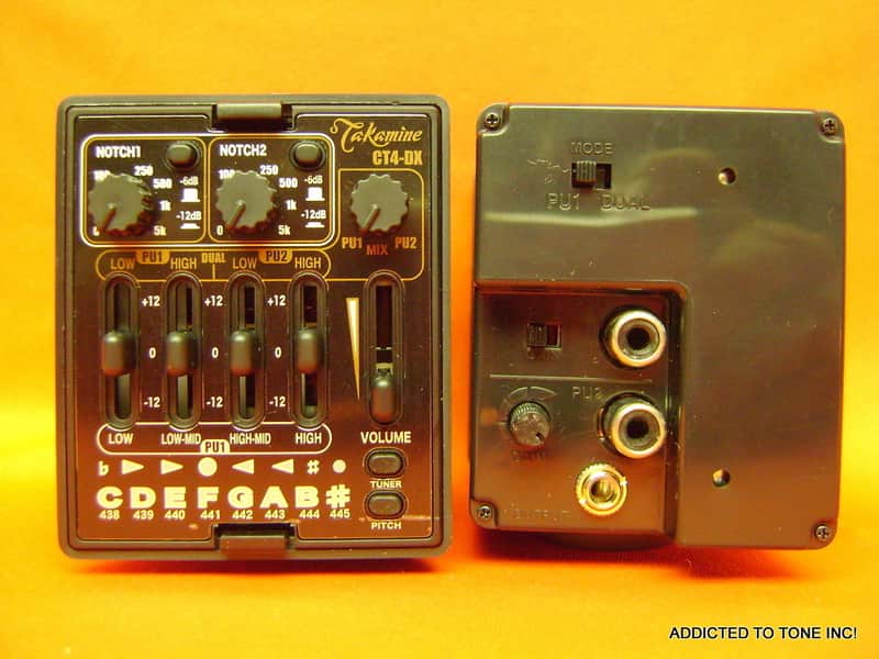 Takamine CT4-DX Dual Parametric Acoustic Guitar Preamp with Built