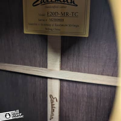 Eastman E20D-MR-TC Dreadnought Acoustic Guitar Madagascar Rosewood Thermo-Cured w/HSC image 10