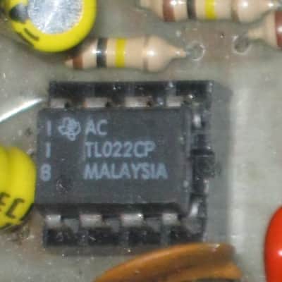 for parts / for repair DOD circuit board with parts on it for 575-A Flanger (Analog Flanger) NO casing, NO bottom plate, NO controls, NO switch, NO knobs, NO jacks, NO wires, NO screws (early to mid 1980s) image 22