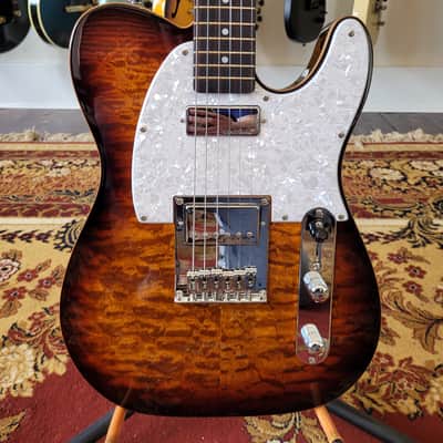 Michael Kelly Custom Collection 50 (CC50) – Quilt Maple Sunburst w/ Hard Case image 2