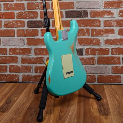 Fender Custom Shop W25 Custom Deluxe Relic HB S1 Stratocaster Aged Surf Green 2025 w/OHSC image 6