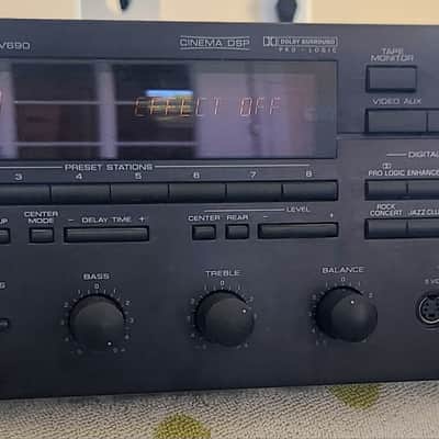 Yamaha Yamaha RX-V690 Audio Video Receiver (1993-95) 1993 - Black image 1