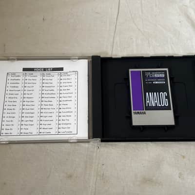 Yamaha TG55 VOICE DATA CARD ANALOG SYNTHESIZER SOUND1 VC5501 by MOTOKAZU SHINODA image 2