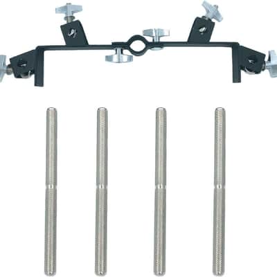Cowbell Holder Mounting Bracket with 9.5mm Percussion Mount Rod, All Percussion Mount Bracket for Cowbell Jam Blocks Tambourine Percussion Rack Stand Percussion Instrument Accessory image 1