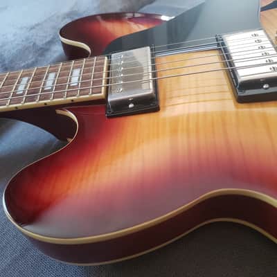 Epiphone ES-335 Figured 1G [Flame Maple /Iced Tea] | Serial No. 21021530504 image 14