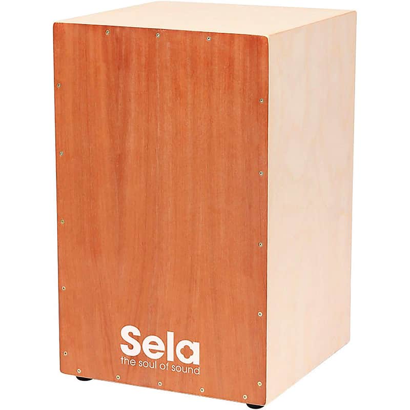 Sela Quick Assembly Cajon Kit W/Snare - Natural image 1