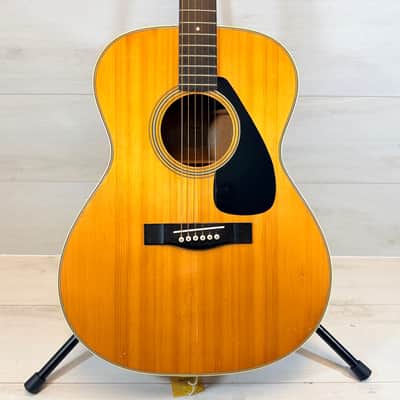 Yamaha SJ-180 Vintage Acoustic Guitar Made in Taiwan Natural Finish 1980's image 2