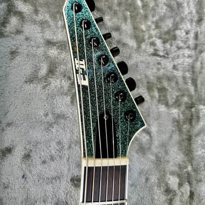 ESP E-II M-II 7B Baritone 7-String Evertune Guitar w/ Case – Granite Sparkle image 5