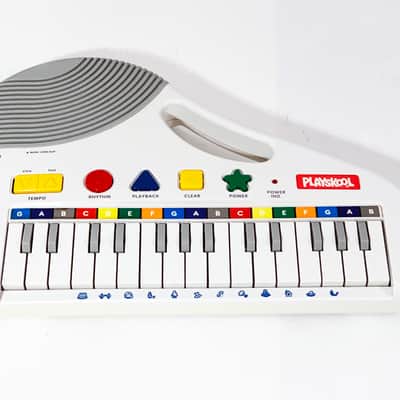 Vintage Playskool Kid Keys PS-635 Keyboard Synth Toy Circuit Bending Project Tested Works 1993 Audio image 2