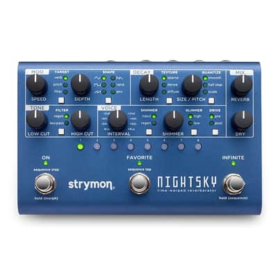 Strymon NightSky Time Warped Reverberator Pedal image 1