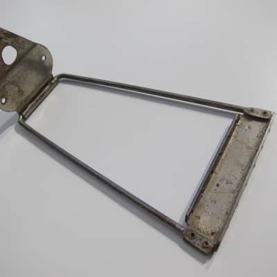 Harmony & Silvertone Archtop & Flat Top Guitar Tailpiece Authentic Vintage Part Circa-1950s-1960s-Nickel Silver image 4