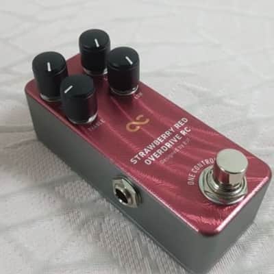 One Control Strawberry Red Overdrive RC Pedal image 2