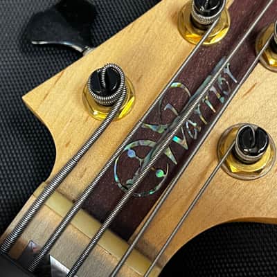 Warrior Custom 5 String Bass Natural image 15