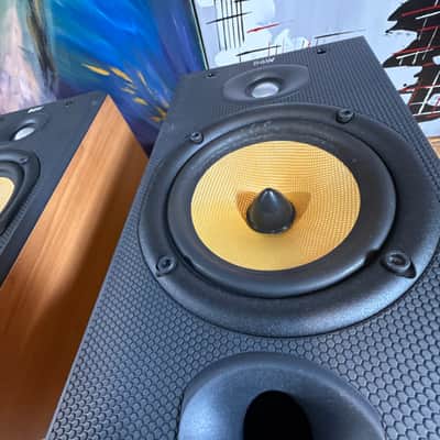bowers wilkins Bookshelf speakers DM601 S2 Made In England Cherry Audiophile B&W image 20