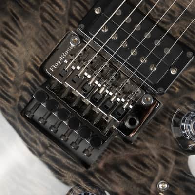 2017 PRS Custom 24 Floyd Rose Wood Library Limited Edition - Grey Black | Artist Grade Quilted Maple Top \m/ Pickups | CoA OHSC image 20