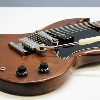 GIbson SG Junior "Large Guard" Early-70's - Natural **Amazing Player Ready to Go** image 8