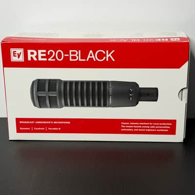 Electro-Voice RE20 Cardioid Dynamic Microphone - Black