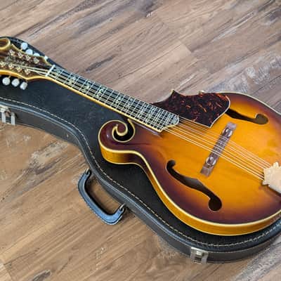 Hondo HM-5 F-Style Mandolin Vintage 1970s Sunburst MIJ W/OSSC Great Condition! image 6