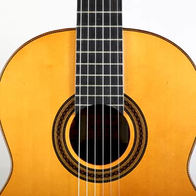 Juan Hernandez Estudio Classical Guitar Handmade in Spain 2003, Solid Spruce, Solid Mango Back image 4
