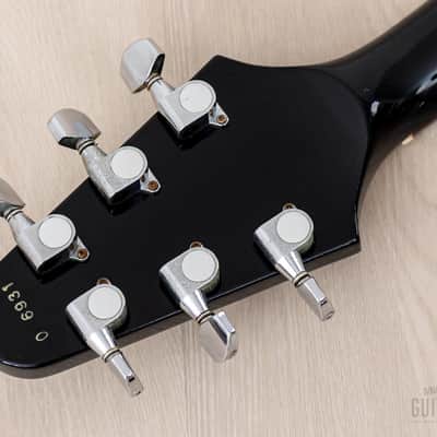1990 Greco FV-650 Flying V Vintage Guitar Black, Japan Fujigen image 5