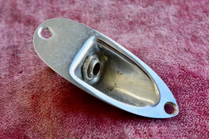 Vintage 1960's Fender Stratocaster Output Jackcup Jack Pre-CBS Strat 1964 image 1