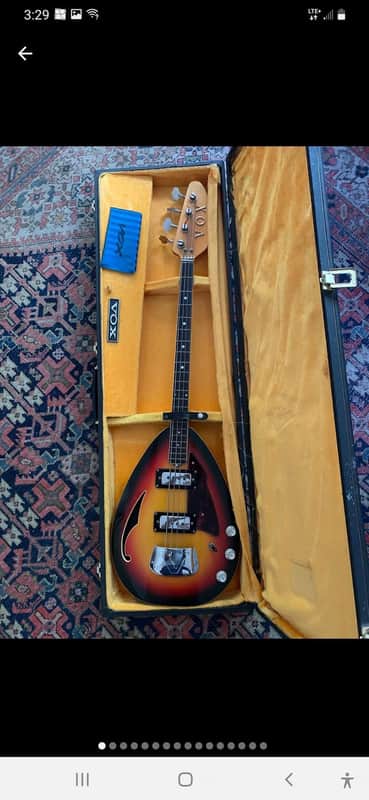 Vox V284 Stinger IV 1969 - Sunburst - Very Good