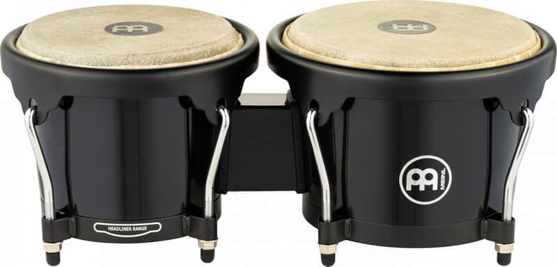 Meinl HB50BK Headliner Series Acrylic Bongo (Black) image 1