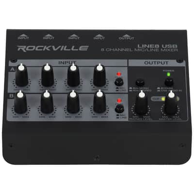 Rockville RPG122K Dual 12" Powered Speakers, Bluetooth+Mic+Speaker Stands+Cables image 9
