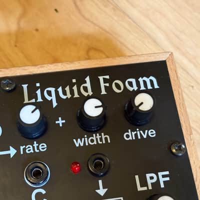 Herbs and Stones Liquid Foam Desktop Monophonic Analog Groovebox 2020 - Present - Black with Wood Frame image 3