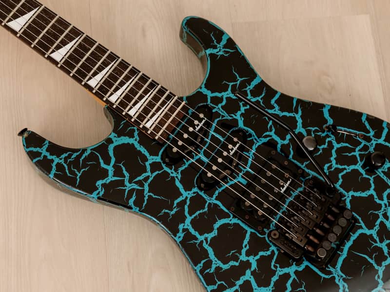 1980s Charvel by Jackson Dinky Custom DK-085-SSH Blue | Reverb
