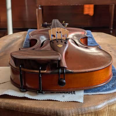 Revived Antique Unlabeled French Strad Copy 4/4 Violin Vintage 1920's Fiddle w/ New Brazilwood Bow and Composite Case image 8