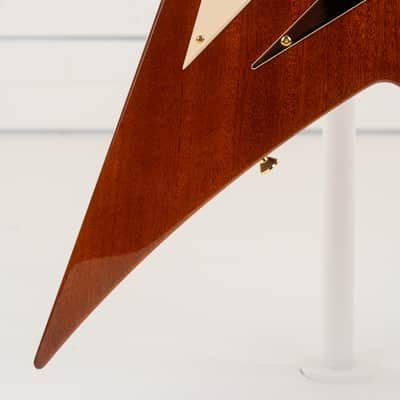 Dean USA Vengeance Pickguard Limited Edition Electric Guitar, Ebony Fingerboard, Mahogany Gloss Natural image 12