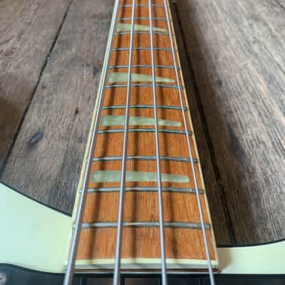 1977 Rickenbacker 4001 Bass in White finish & Hard shell case image 16