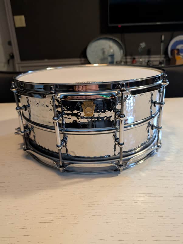 Ludwig Hand hammered lm402 with tube lugs 2000s - Chrome image 1