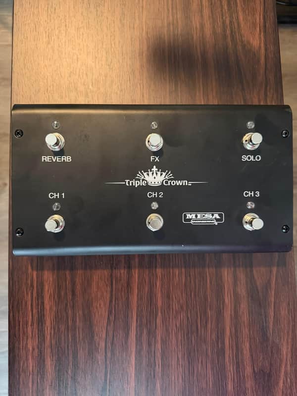 MESA/Boogie Triple Crown TC-50 and TC-100 6-Button Footswitch, FC.TC image 1