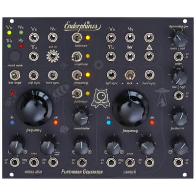 Endorphin.es Furthrrrr Generator Eurorack Dual VCO Module (Black) image 1
